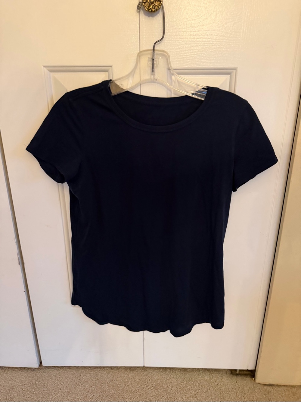 Lululemon Live crew Women's Navy Short-Sleeve